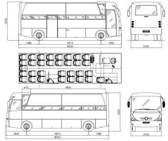 Lery bus open top