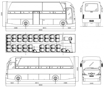 Lery bus open top