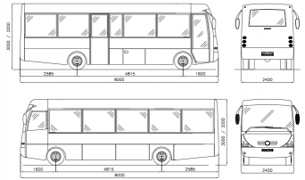 School Bus School Bus Iveco 9 Metres Tekne Modenabus